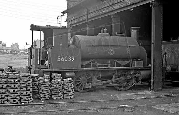 56039 1960-08-14 Ballornock St Rollox shed