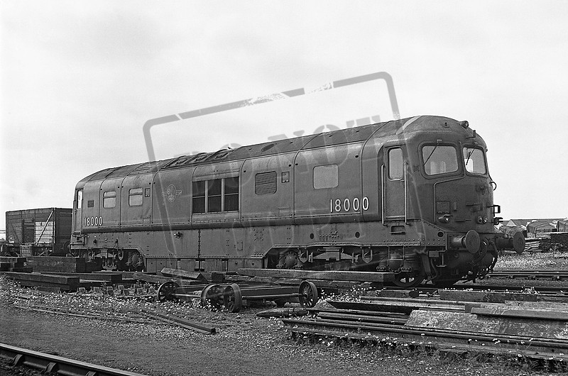 Rail-Online | WR 18000 gas turbine | 18000 1960-08-21 Swindon Works