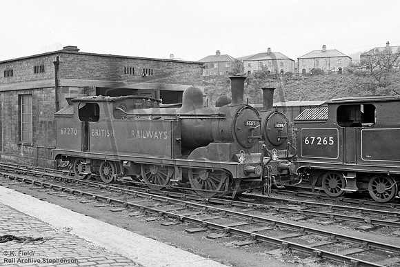 67270 1950c Hexham shed