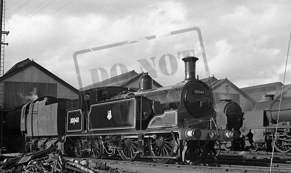 30040 1950-04-10 Eastleigh shed