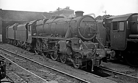 45276 1964c Stoke on Trent, with shedmate 45350 ROneg-1612-474-137