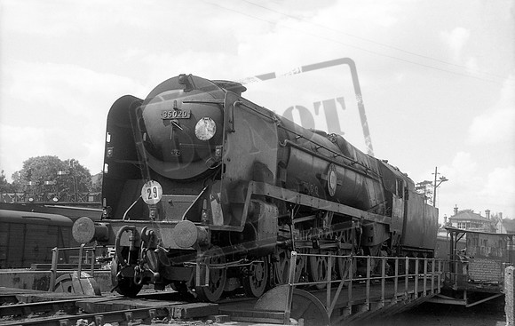 35020 1961-08-02 Bournemouth shed