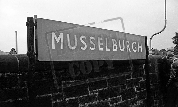Station Sign 1966-08-27 Musselburgh