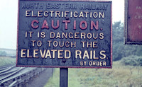 NER Electrification Sign 1963-10-01 Whitley Bay