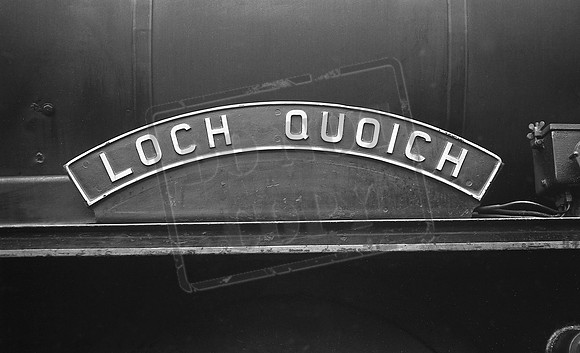 61787 1950s nameplate