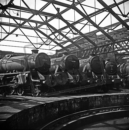 44964 45186 44895 45040 1950s Saltley shed
