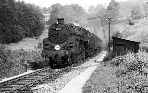 73087 1961-09-02 Coombe Down Tunnel on S&DJR