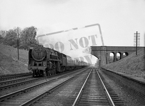 70032 1957-05-04 Loughton Siding, near the site of Milton Keynes station