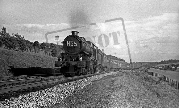 6006 1962-08 I believe between West Wycombe and Saunderton