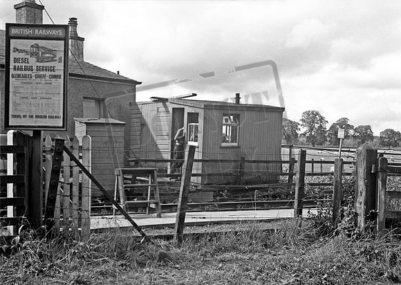 Railbus notice 1963-09 Strageath Halt
