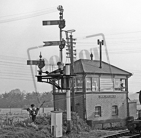 Signal  1960s Enborne Junction near Newbury