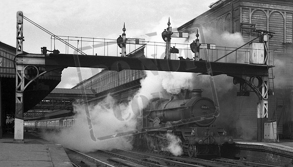 Signal Gantry  1950s Exeter St Davids