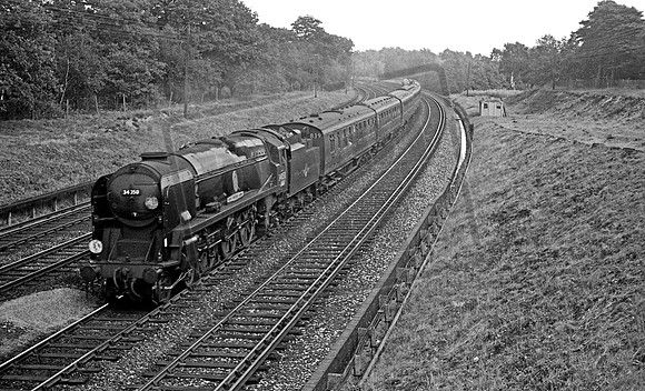 34050 1962-08 Deepcut near Pirbright Junction