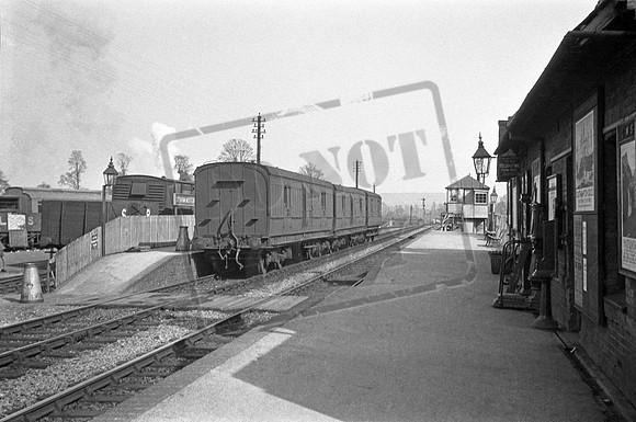 Station 1930s Sturminster Newton S&DJR