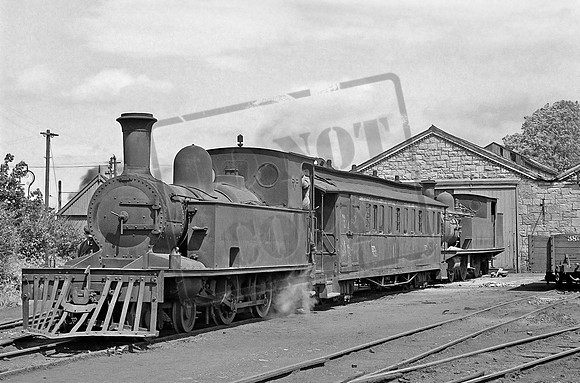 C&LR 4-4-0T 1954-06-23 Ballinamore MPD