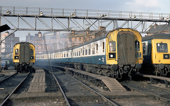 DMU Sc51017 1970s Ayr Station