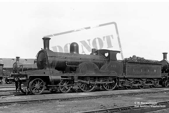 LSWR 595 1920c Nine Elms