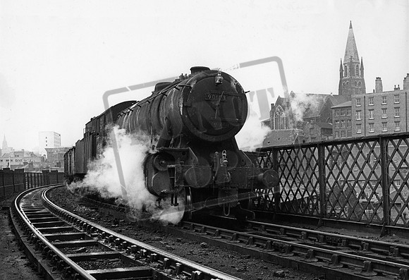 90103 1960s Nottingham Canal St Weekday Cross