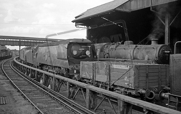 34051 1965-06 Guildford shed