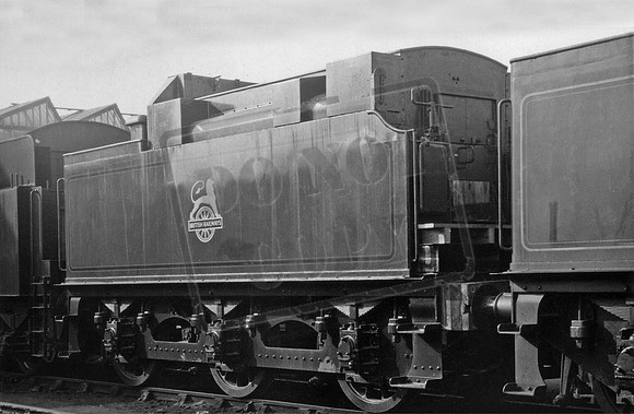 Coal-weighing tender 1950s Swindon Works