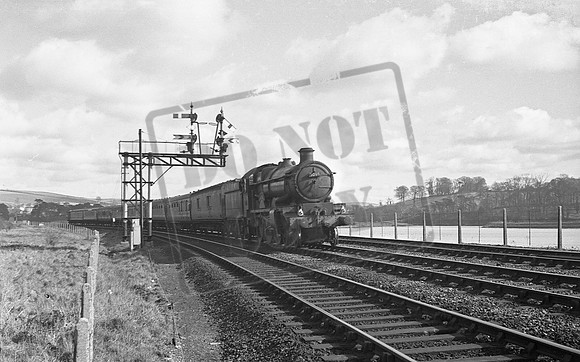 5098 1956 Plymouth approaching Laira Junction