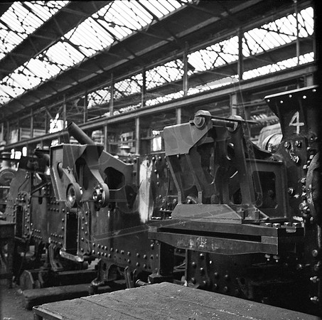 35014 rebuilt frames 1956-06-03 Eastleigh Works