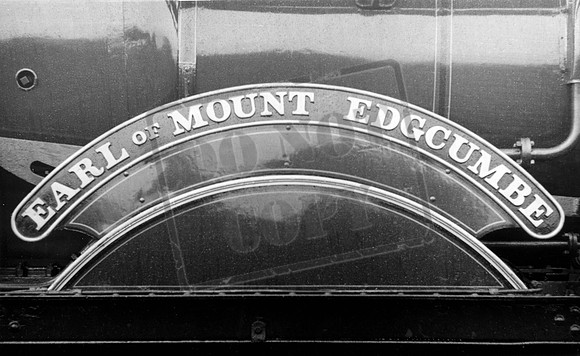 5043 1950s Swindon Works nameplate