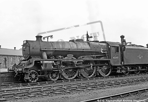 45597 1960c Derby station