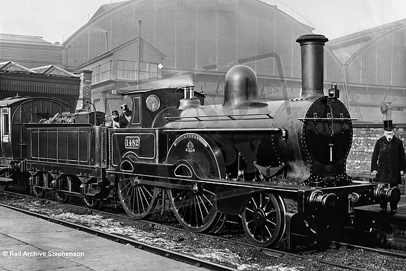 LNWR 1482 1900c Manchester London Road