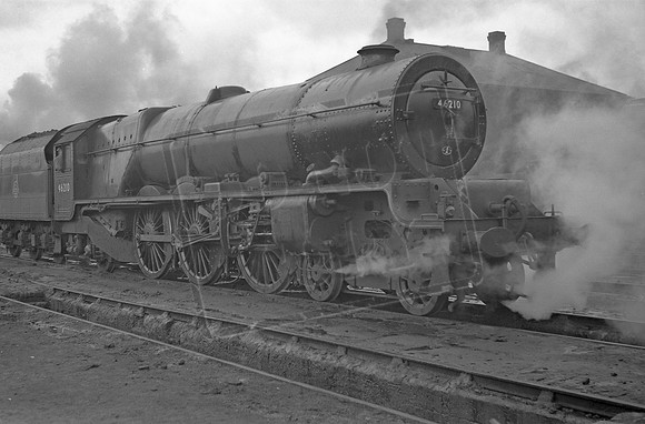 46210 1952c Coleham shed Shrewsbury