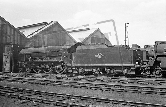 30862 1950s Eastleigh shed