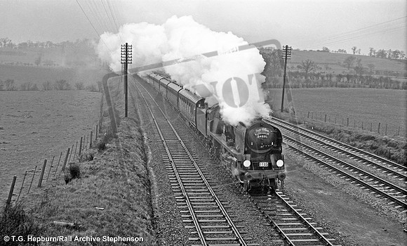 34031 1963-04-18 near Trent Redhill Tunnel