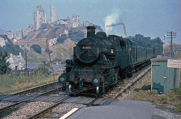 41314 1960s Corfe Castle