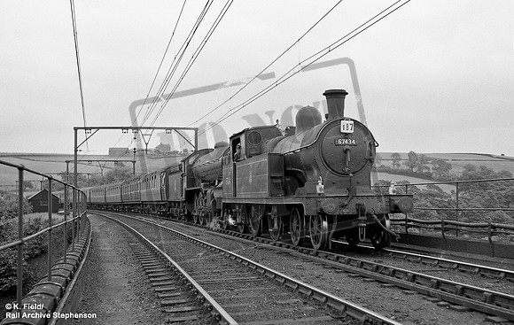 67434 1950s Oxspring Viaduct