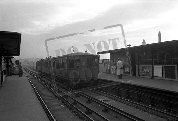 EMU 1950s Liverpool Overhead Railway James Street station