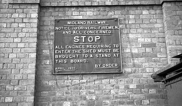 Sign 1958-03-30 Hasland shed