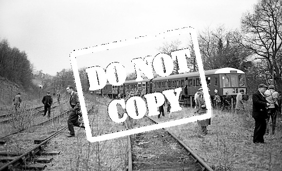 DMU W50891 1967-04-01 Glascoed ROF branch line