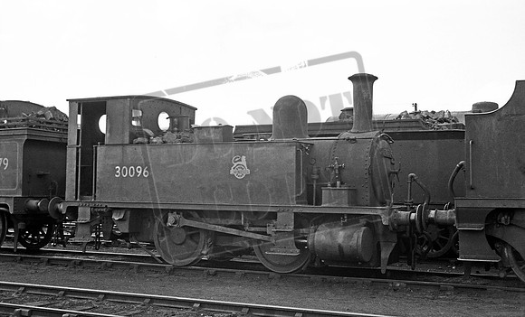 30096 1954-09-05 Eastleigh shed