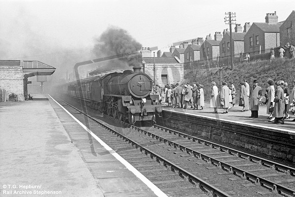 61177 1950s Sutton in Ashfield Town