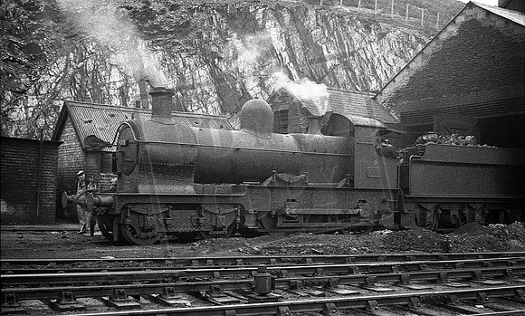 9018 1950s Machynlleth shed