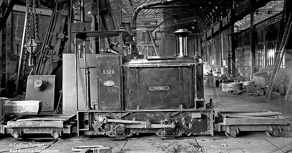 LMS ng 0-4-0DM 5519 1933 Horwich Works