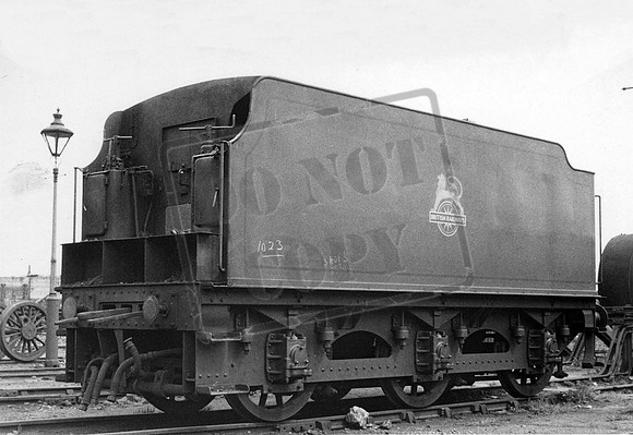 GWR Tender Hawksorth 1951-05-13 Newport shed
