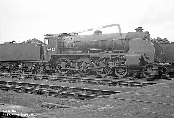 30843 1950s Exmouth Junction shed